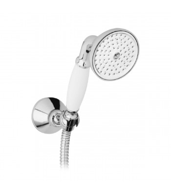 Kit composed by elegant handshower, wall support and flex hose cm 150